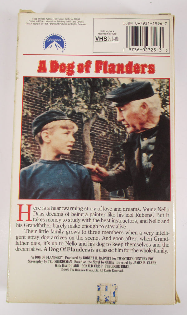 A Dog Of Flanders (VHS)