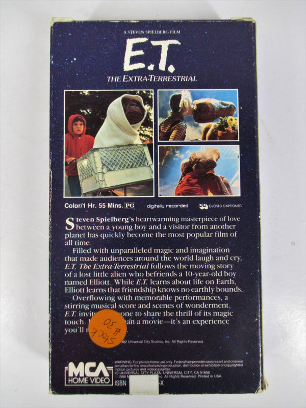 E.T. The Extra-Terrestrial (VHS)