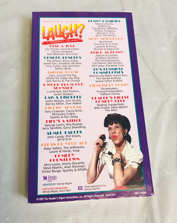 LAUGH? I THOUGHT I'D DIE! (VHS)