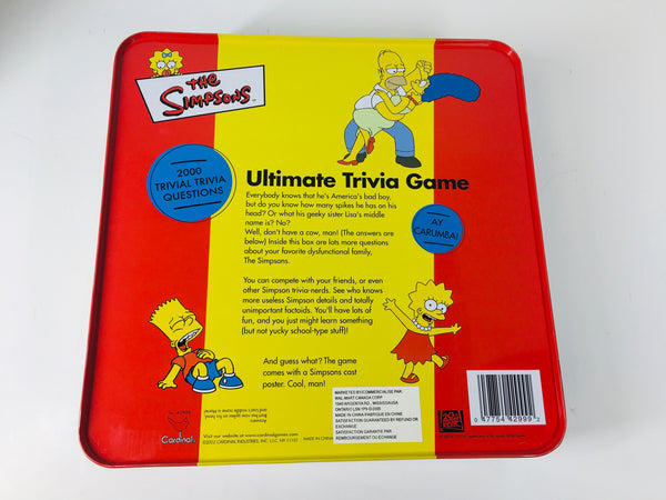 The Simpsons Ultimate Trivia Game